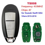 TS008 PCF7952A 47 Chip 433MHz 37172-57L10 (aftermarket)(With logo)